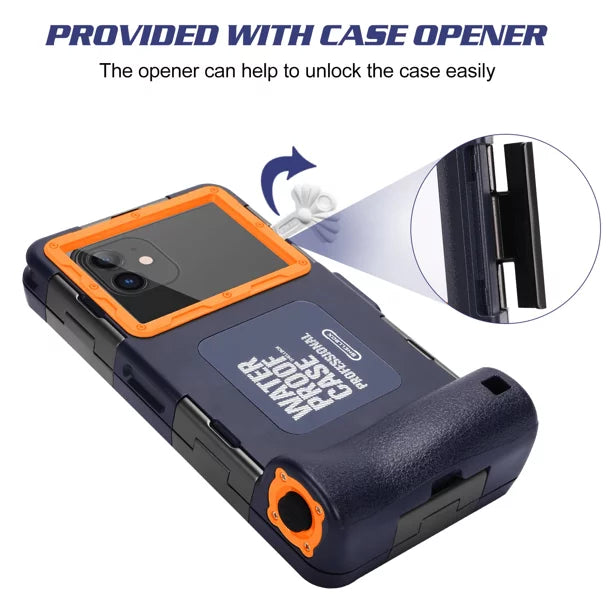 [15m/50ft] Phones Protective all Housing with Surfing LCD Photo Professional 6.9 Go Lanyard Case Waterproof Swimming for 2020 UrbanX to Underwater Spark Snorkeling Tecno Diving Inch Up And Video