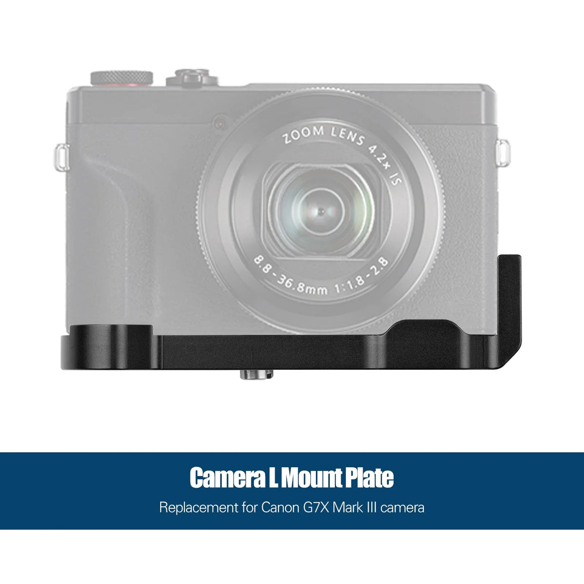 Replacement III Plate 1/4 Shoe 3/8 L Mount Accessories Wrenches with for Release Camera Camera Quick Threaded Holes Mark Suzicca Cold G7X Canon