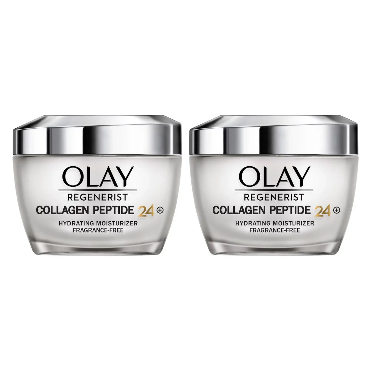 Moisturizer, 24+ 1.7 Hydrating Oz, Peptide 2-Pack Regenerist OLAY Collagen
