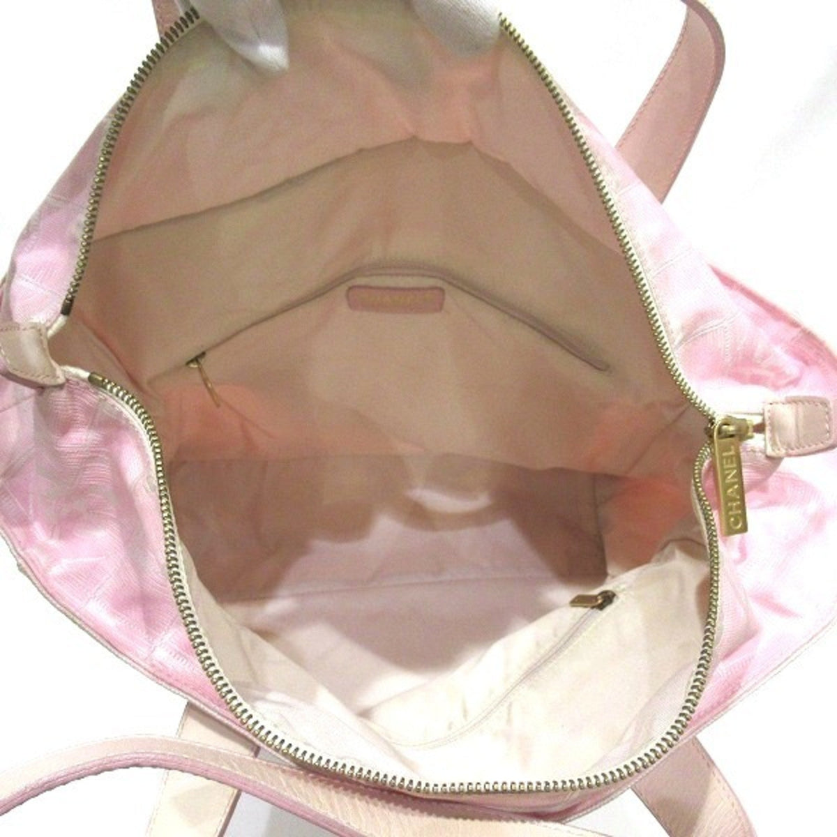 Tote A15825 (Good) Pink Bag New CHANEL Travel Pre-Owned Women's GM