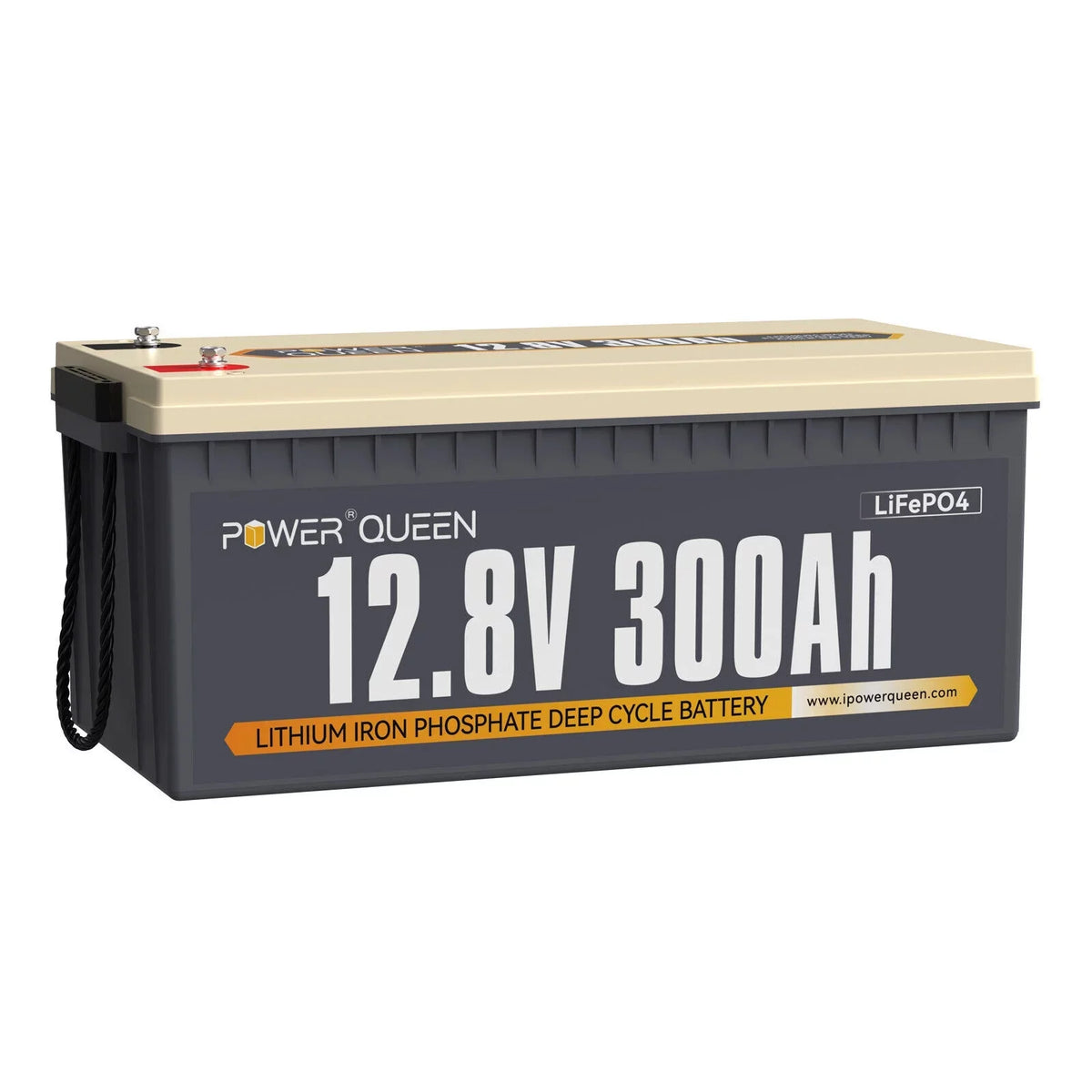 300Ah Built-in Solar Lithium 200A Power RV Battery for LiFePO4 Marine BMS Queen Off-Grid 12V