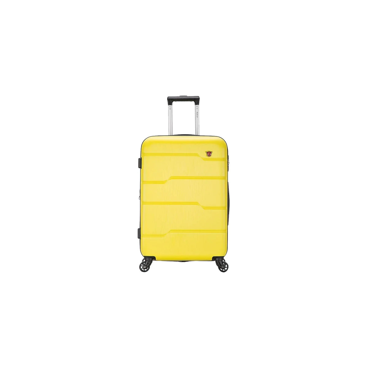 Luggage Yellow (DKROD00M-YEL) RODEZ Plastic DUKAP 4-Wheel Spinner