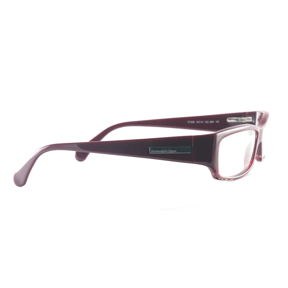 Women's 9M8 Ermenegildo Eyeglasses VZ3536 Rectangle Red Zegna 135 14 55