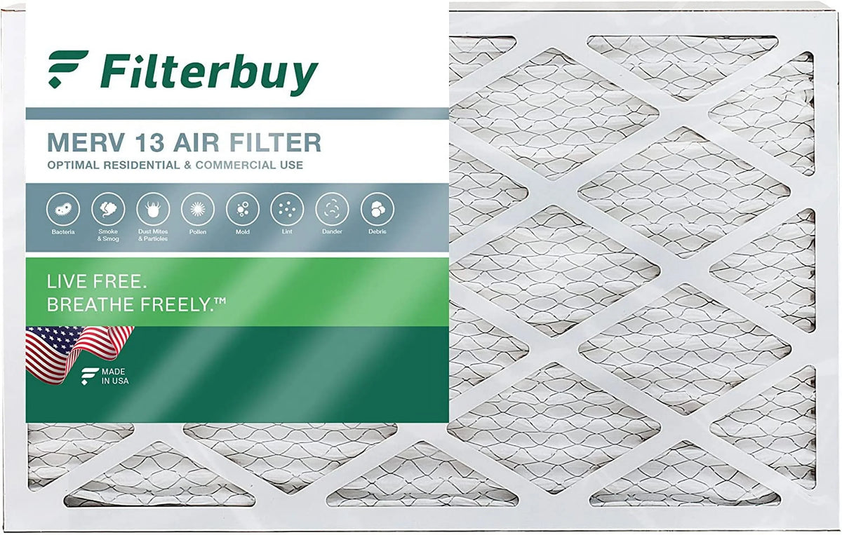 10x30x2 Filters AC MERV Furnace Filterbuy (1-Pack) HVAC Pleated Air 13