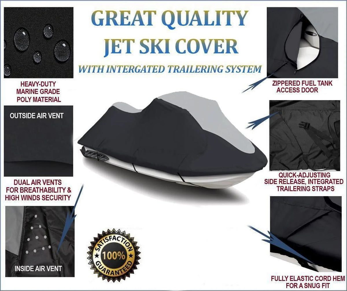 JET Seater Yamaha SKI 1996 2 760 Compatible for SUPER 600D Wave PWC Cover Raider HEAVY-DUTY