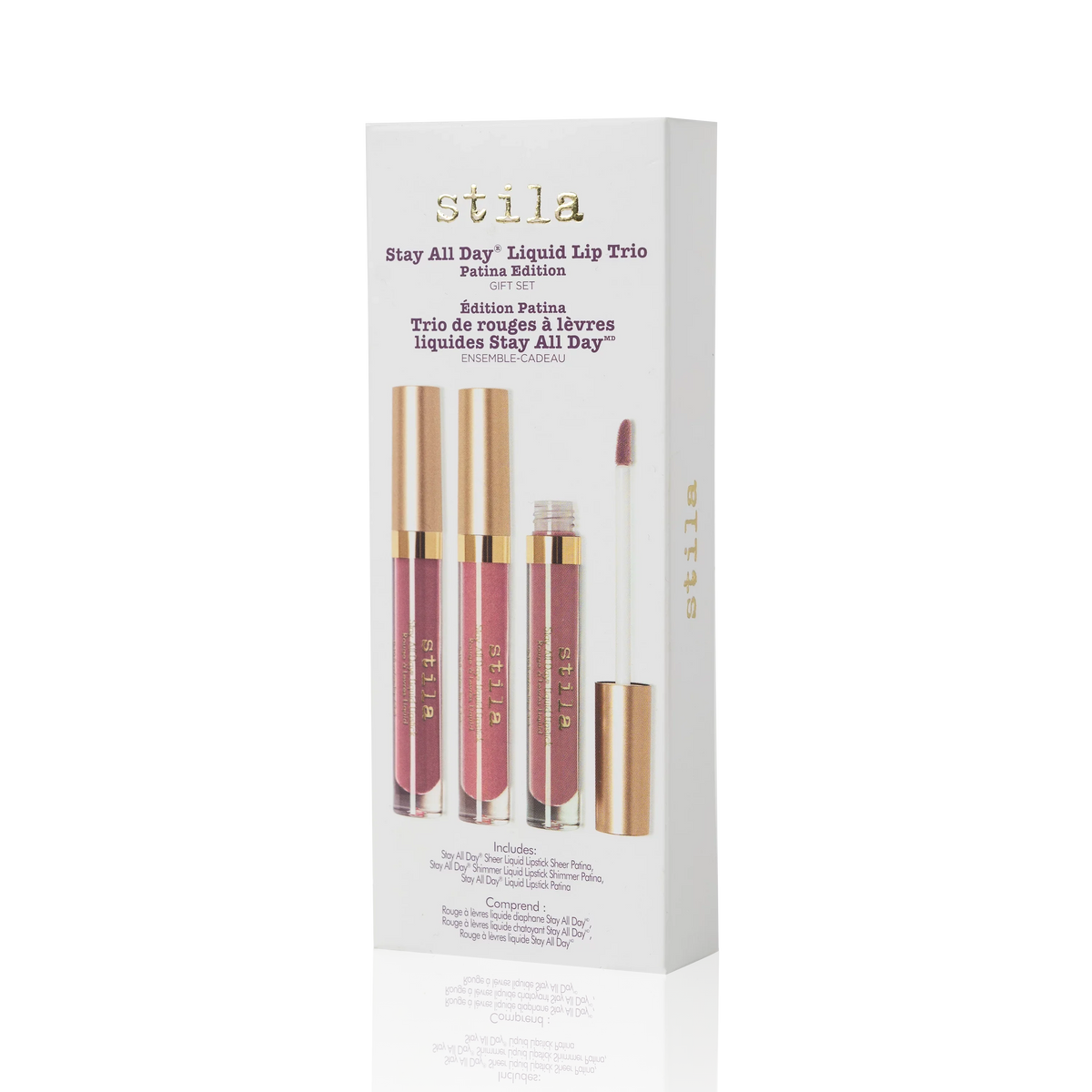 Set Edition Stila Day Gift Lip All Patina Stay Trio Liquid