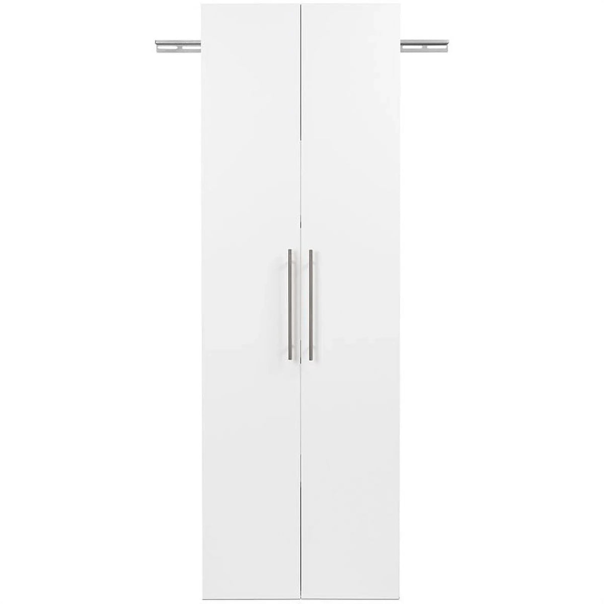 72" Garage Piece Wall Cabinet Row Large in Pemberly White Set Mounted 3