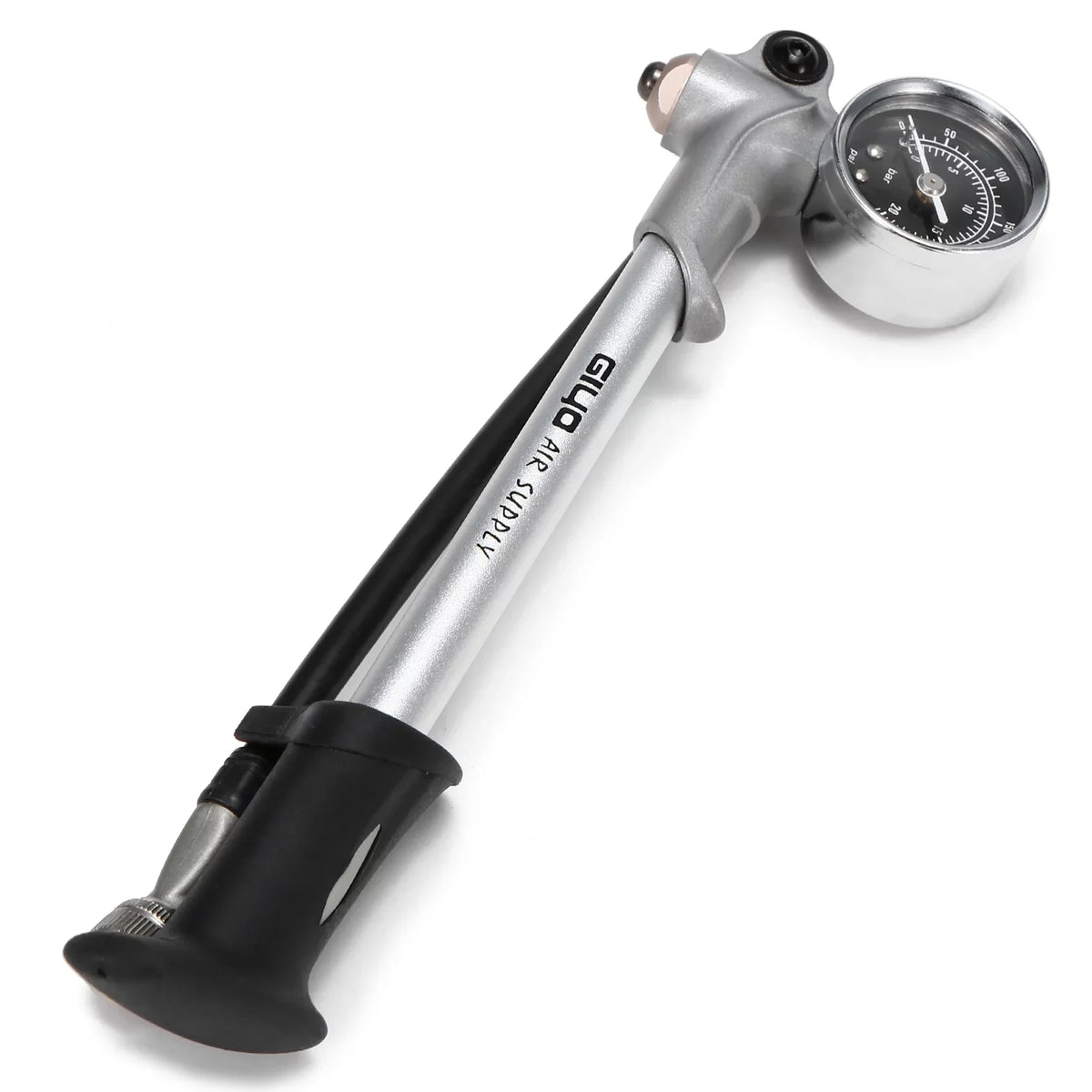 Pressure Schrader with Front and Fork for Air Suspension High Pump Front Arealer MTB Lock Bike 300PSI Valve Mountain Gauge With Pump Pump Lever
