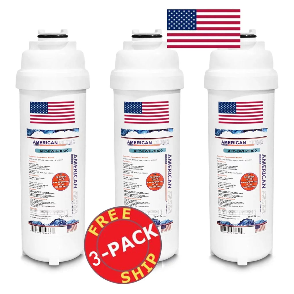 AFC-EWH-3000 U.S.A. Filters Model 3 - Pack Brand in - LZSTL8WSVRLK AFC Compatible # , , Water , with Made WaterSentry®