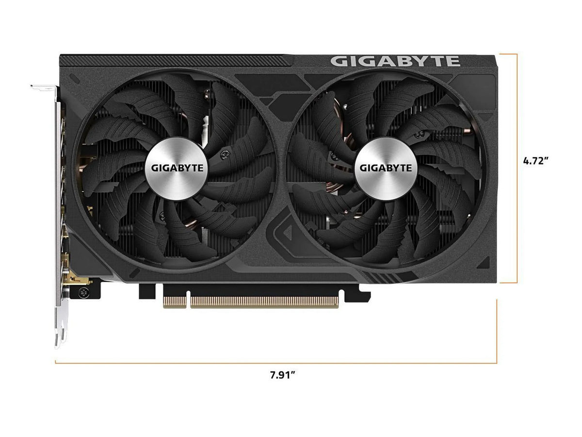 16GB 16G 4060 2x Fans, Video Ti Card, GDDR6, WINDFORCE WINDFORCE GV-N406TWF2OC-16G RTX GeForce OC GIGABYTE 128-bit Graphics Card