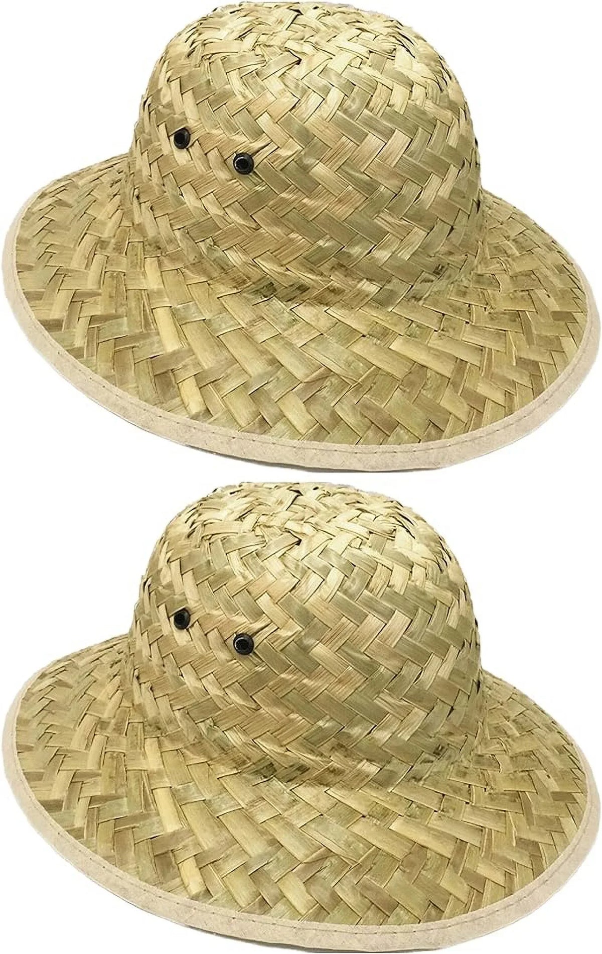 set GiftExpress 2 of 1 Pith Woven Adult Safari Hat