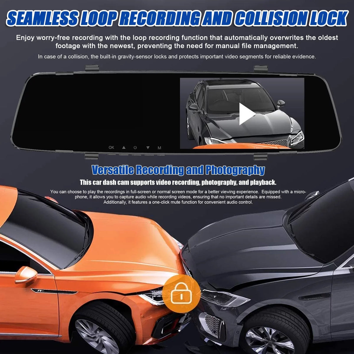 Screen 4 4.3 Inch Reverse 1080P Inch Camera,Camera Dazzduo Reverse Support Dash Rear Cam Inch Dash Dash Radars Camera Reco Screen Dual Radars Rear DVR Dash Dual 4.3 Rear Radars Camera Rear