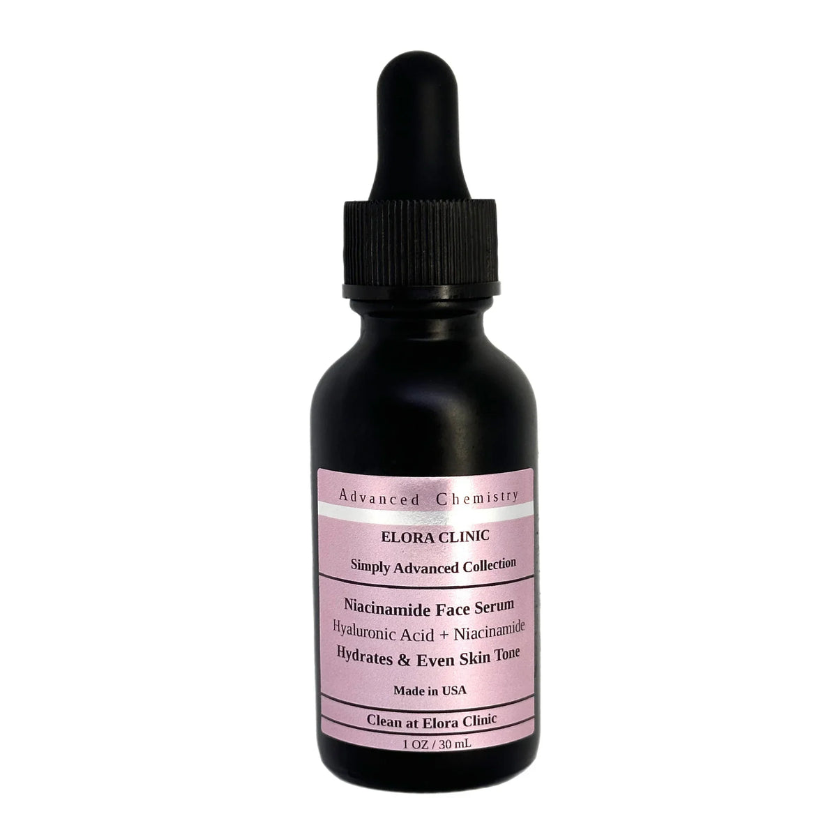 '- 20% Hyaluronic Oil Hyaluronic Clinic Hydrating 20 Serum Serum Elora - 20 Niacinamide Free - Niacinamide + acid Based Water Acid - Niacinamide +
