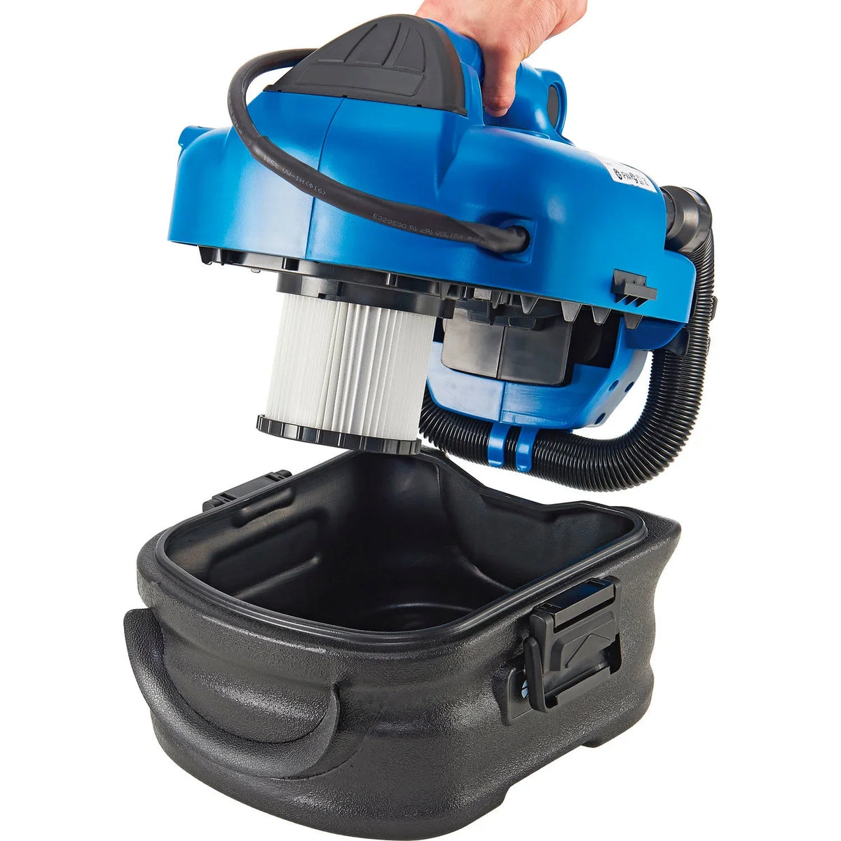 Gallon Wet/Dry Inflate HEPA Vacuum Capacity Powered Air Adapter, with Battery 2