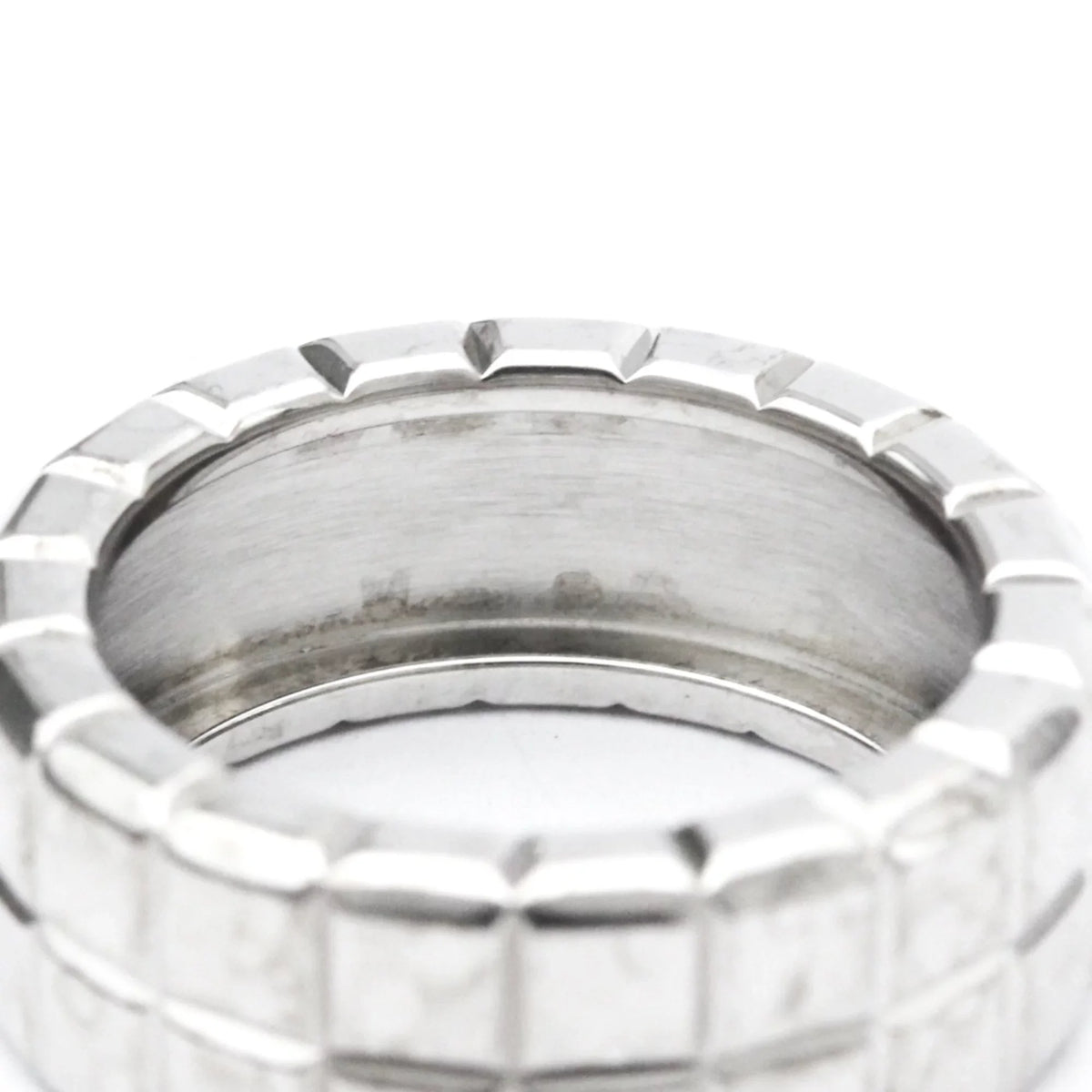 Ring Band 82/3790 Fashion Pre-Owned White (18K) Cube Ice Diamond Chopard (Good) Gold