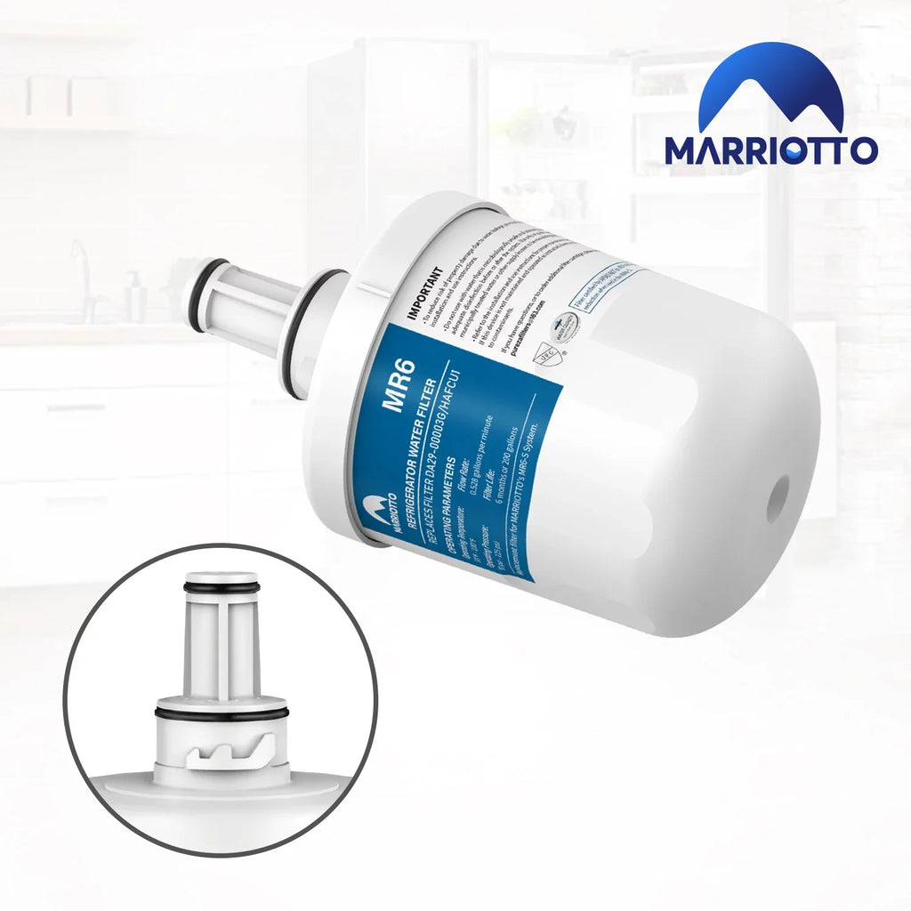 Replacement DA29-00003G, MARRIOTTO Pack RFG237AARS, 4 Water Filter HAFCU1, For