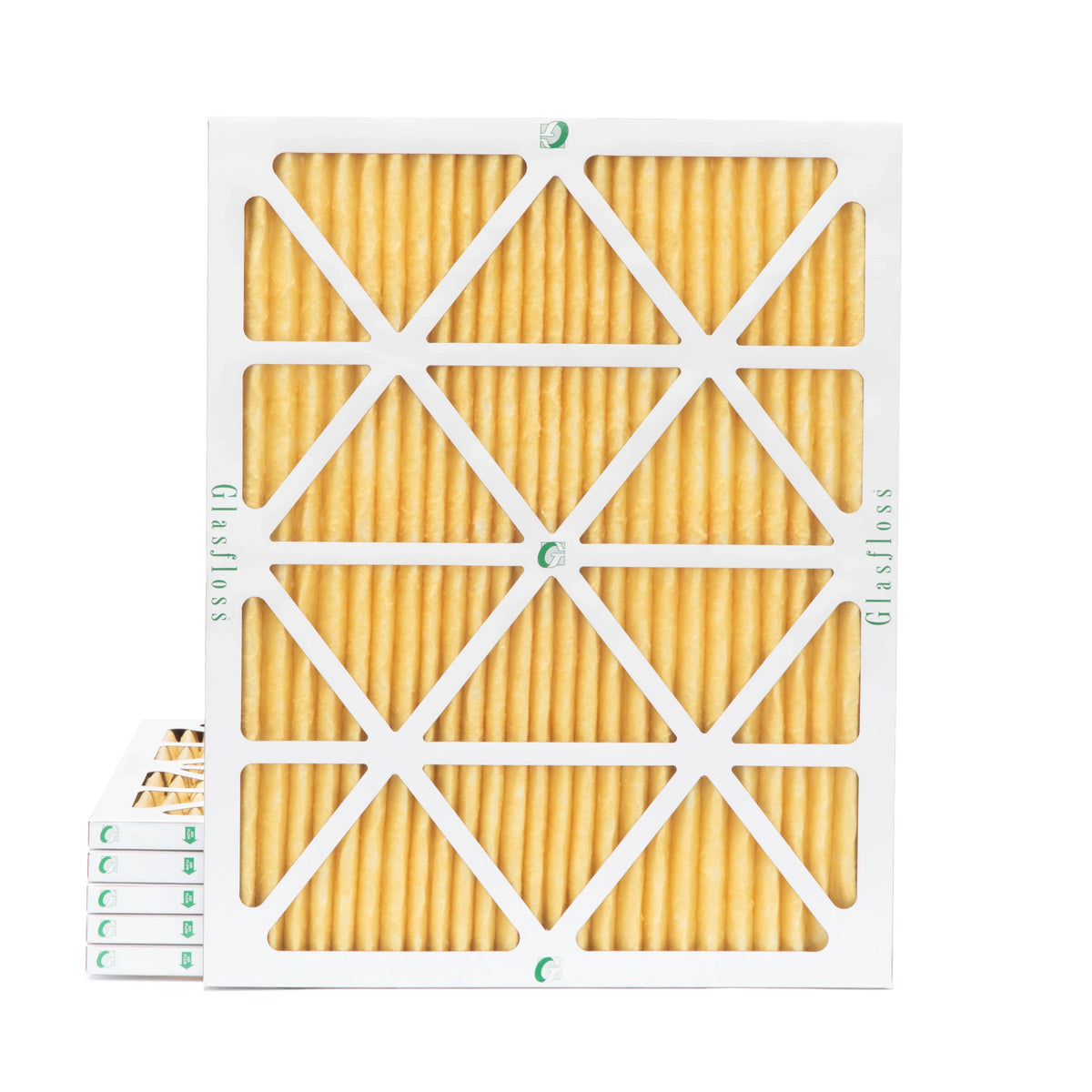 Pleated Pack Glasfloss. 19-1/2 Actual Filters of 17-1/2 Size: Air MERV 6 7/8 18x20x1 11 x x by