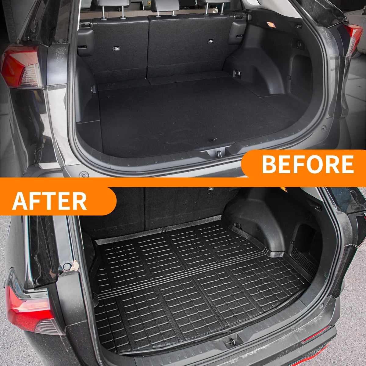 Rav4 2020 Fit Rav4 Toyota Trunk Toyota Trunk Accessories TPE (Rear Rubber Weather Mat 2023 Mat) Liner 2021 Mat Cargo 2019 All 2022