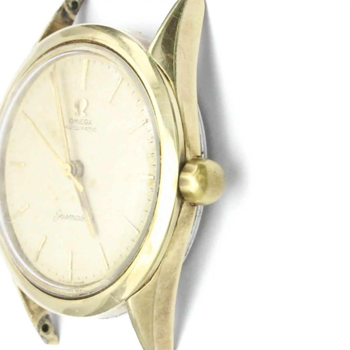 Seamaster Only Cal 471 Mens 2802 OMEGA Plated (Fair) Pre-Owned Automatic BF559125 Gold Watch Head