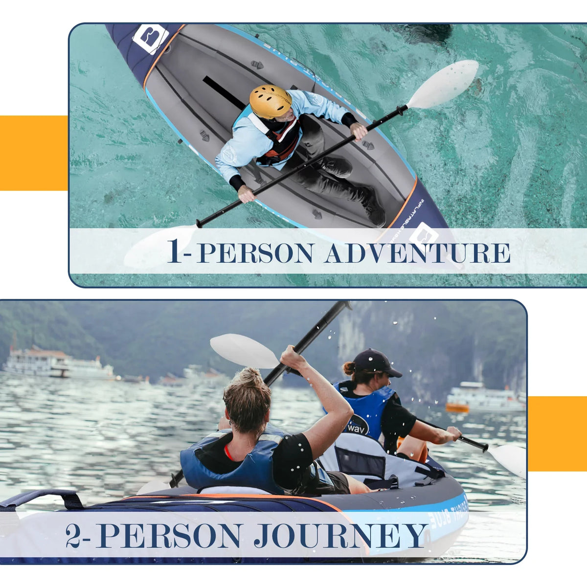 2 River Person Travel Inflatable Blue for Adults Lake or Kayak WHDZ Polyester Entertainment Small