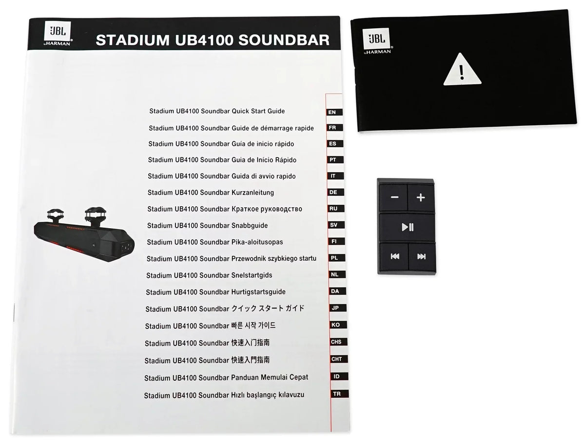 UB4100 Bluetooth RZR/ATV/UTV/Cart/Jeep Sound For Polaris JBL Bar Powered Stadium