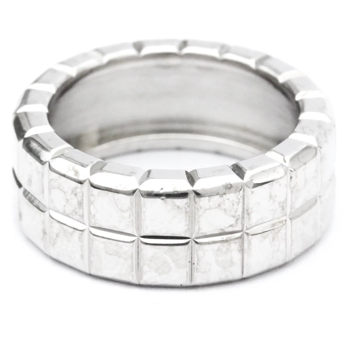 Ring Band 82/3790 Fashion Pre-Owned White (18K) Cube Ice Diamond Chopard (Good) Gold
