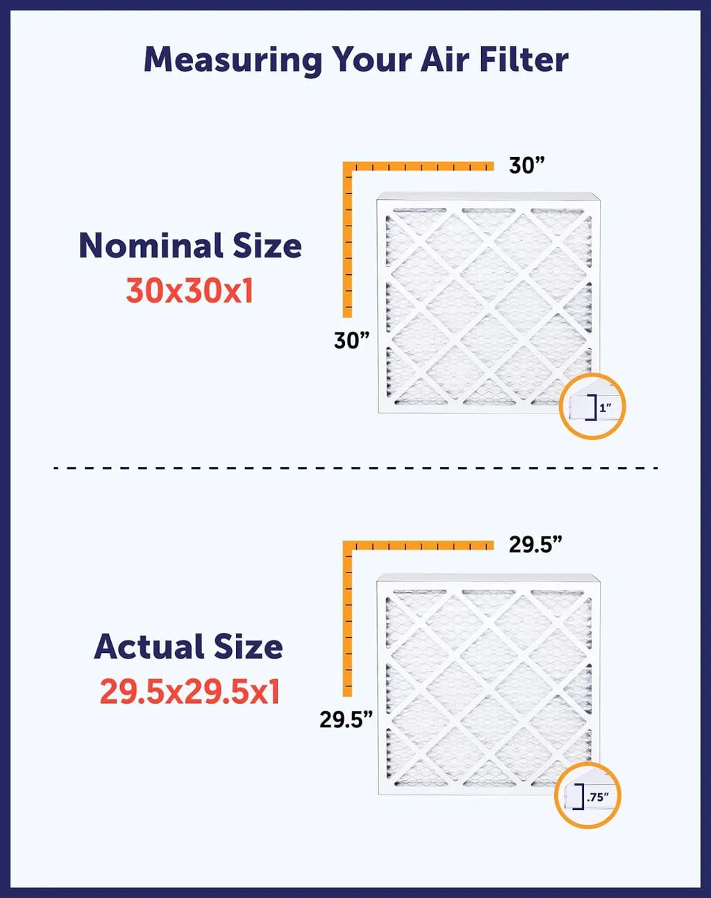 x Filters 4-PACK Filter Actual A/C Pleated MADE | | Filter | HVAC USA MERV 8 | .75" IN King x Size: Air 35 Furnace 10.5 10.5x35x1