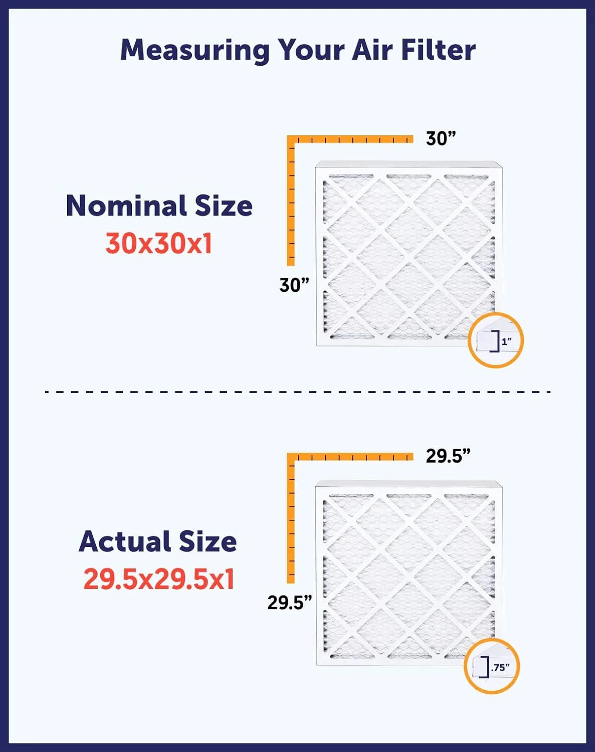 MADE | Filter A/C | 8 x 15.5 Furnace USA MERV | Filters Filter 5-PACK Size: Actual 16x25x4 IN | x 24.5 HVAC 3.75" Pleated King Air