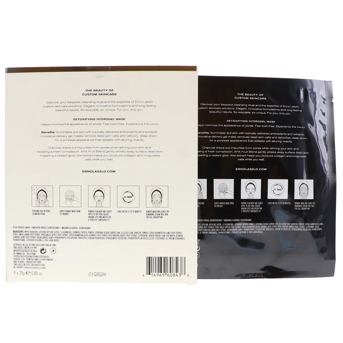 0.88 for Sheet Detox Hydrogel oz by Laszlo x Exfoliate Erno Women Mask & Mask - Detoxifying 4