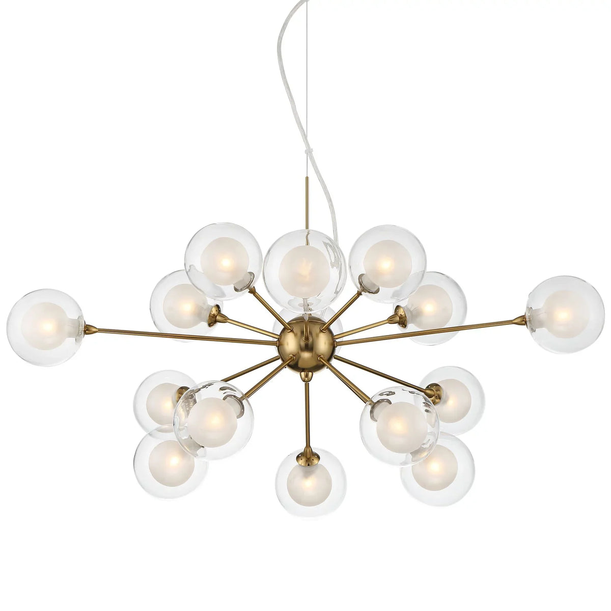 for Room Fixture Euro Antique Dining Shade Spheres Chandelier Kitchen Wide Sputnik Mid Possini Brass 15-Light 30" Island Design Century Modern Glass