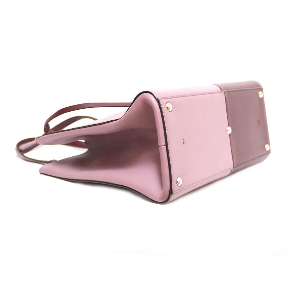 Leather FENDI Shoulder Pink Pre-Owned Bag Women's Fendi (Fair)