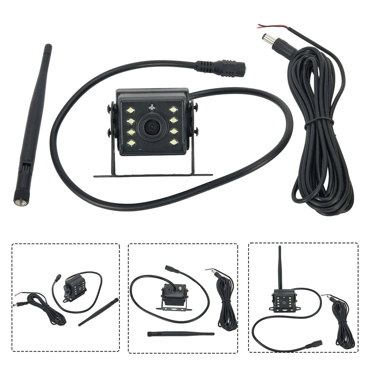 Truck Camper Reversing Rear WIFI Camera View Bus Trailer Wireless shockproof RV