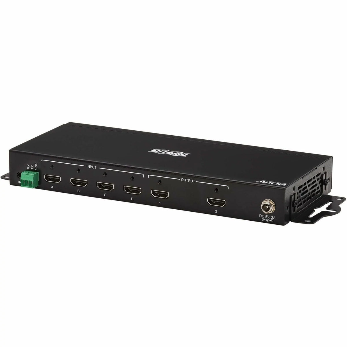 Switch/Splitter Matrix Remote 4K 4x2 Tripp - - 60 x ... - Display, 3840 1080p2 Computer, Lite - and TAA Support, HDR, with Hz, 2 4:4:4, 4K Signage, Control x Blu-ray Multi-Resolution 2160 HDMI Digital