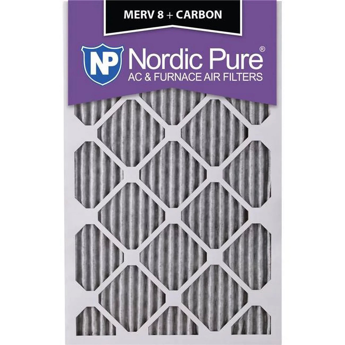 Nordic 18 of - MERV x in. Pack 14x18x1ExactCustomM8-C-6 - Filters Exact 1 Carbon Pure x Plus 6 14 Furnace AC 8