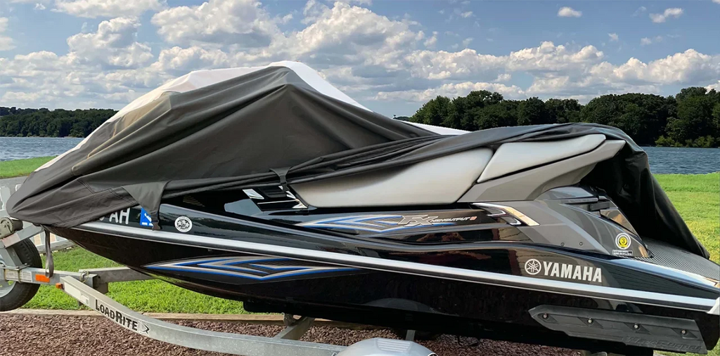 Jet the PWC Ski HEAVY-DUTY Cover top Ski ZXi 1996-2003 Jet SUPER of 1100 Boat Compatible 2 trailerable for Kawasaki line Seater
