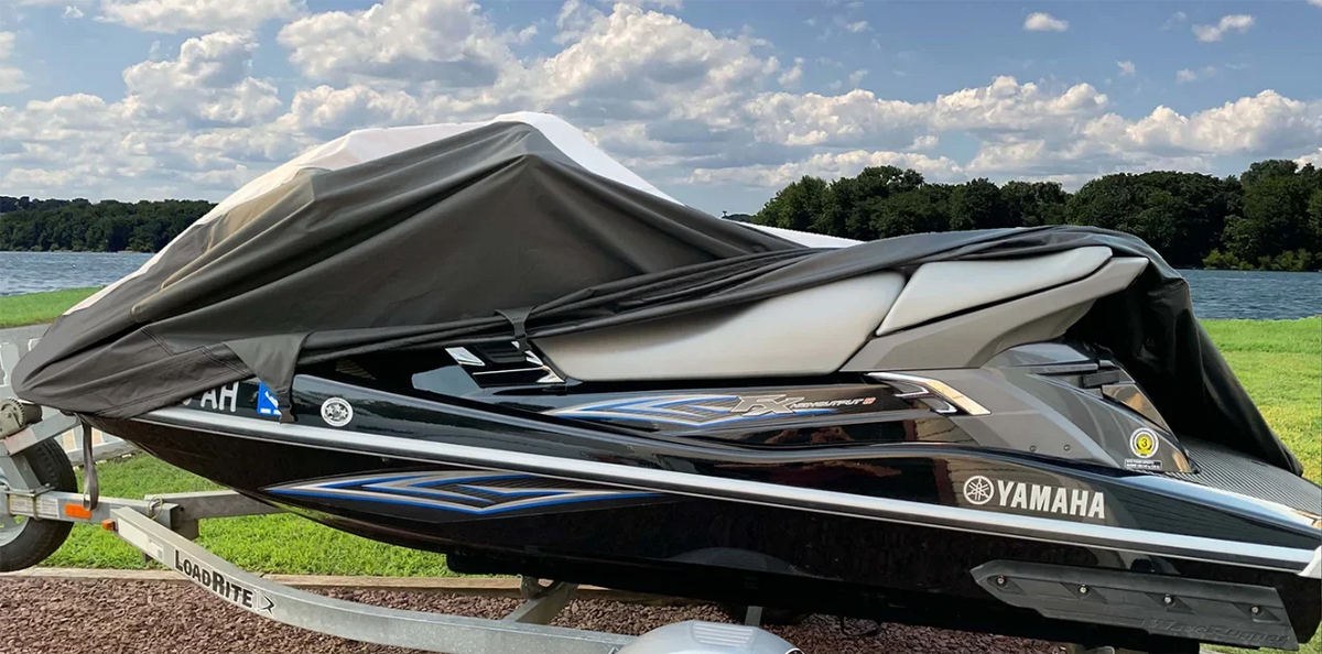 Compatible Gsi GSX Seater 1999 1996-1998 Cover for HEAVY-DUTY PWC 2000 Jet Bombardier Sea / SKI Ski 600D Sea-Doo 1-2 SUPER PWC Cover Doo JET RFI