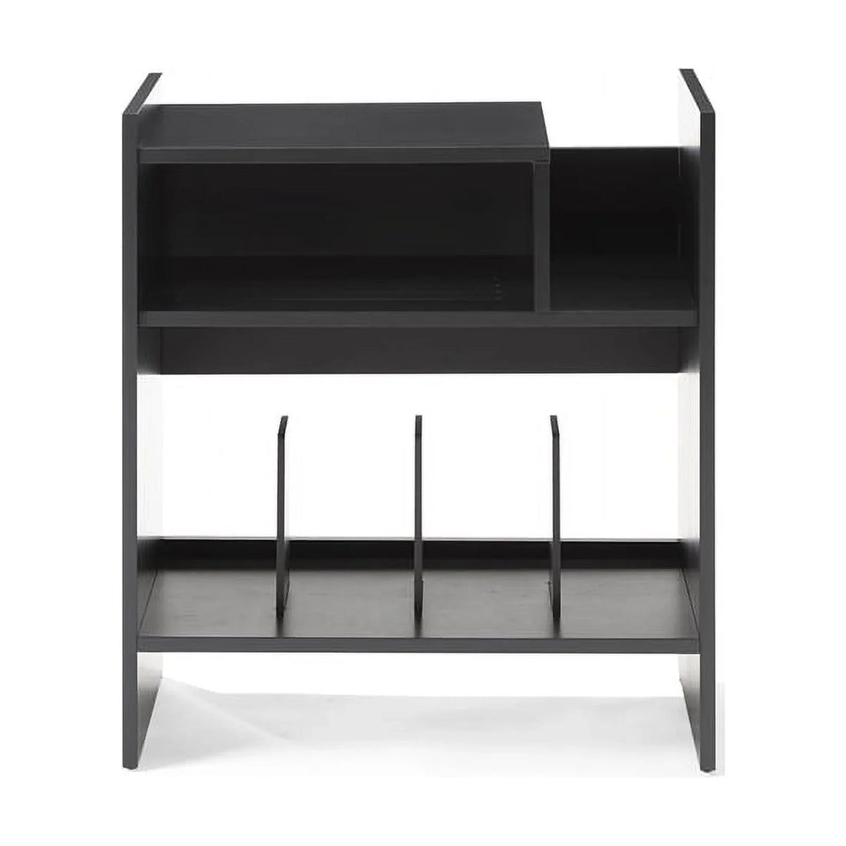Tv Furniture Portland Console Record Stand Center, Entertainment Crosley and Media Vinyl Storage