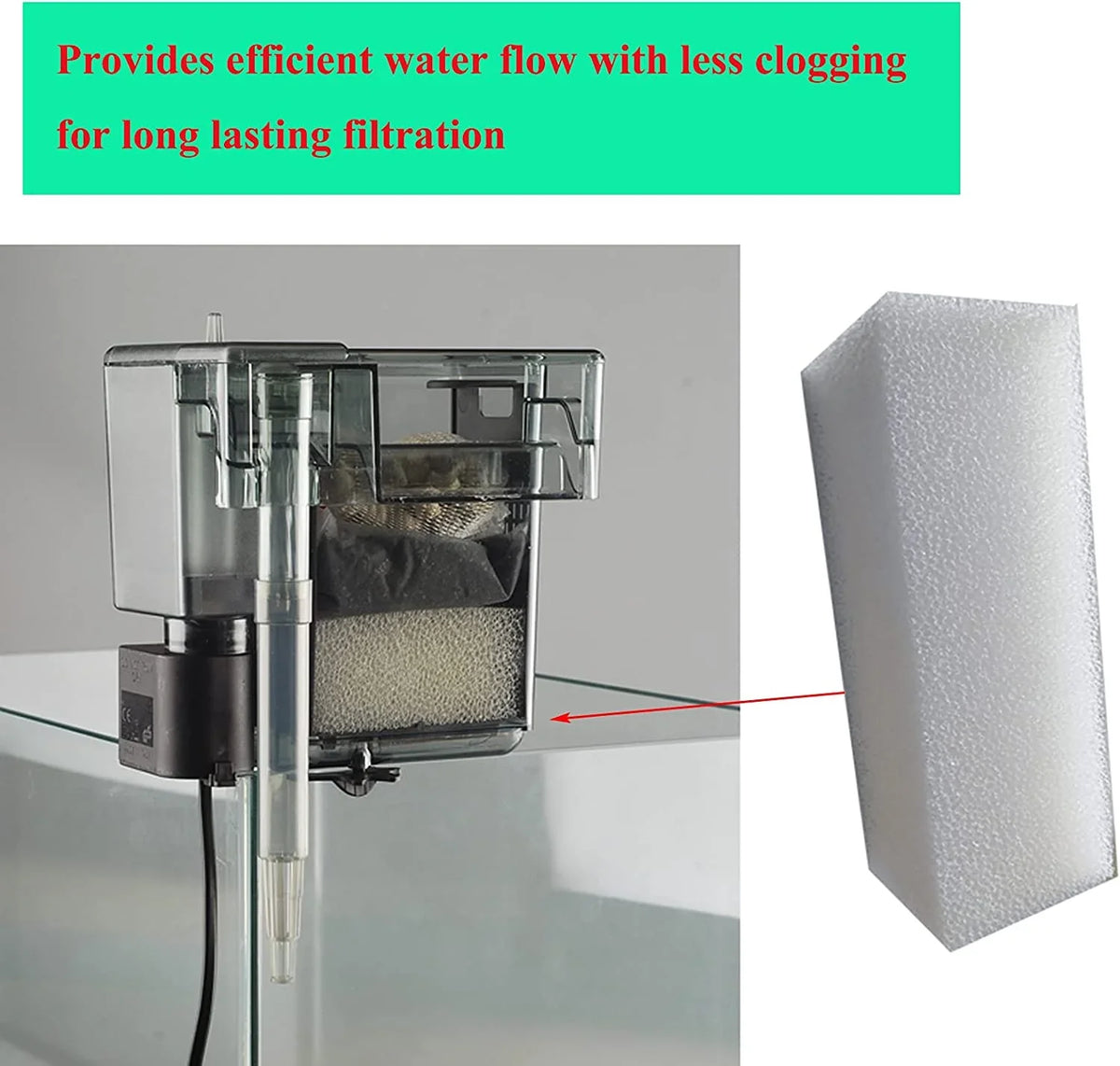 Clear Foam for 500/110 Pads Filter A-623 of Aqua AquaClear (Pack Camessy Foam 6)