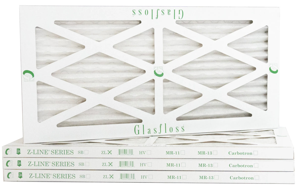 Filter Air - 22x36x1 USA 10 21.5 Size: x inch) - 35.5x7/8 Made in -Qty:4 Furnace Glasfloss (Actual - MERV