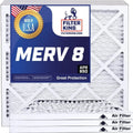Filter | x Size: .75" MERV Actual King | Filter Furnace Filters 26x50x1 x IN 4-PACK 26 Pleated 8 USA | MADE A/C 50 | HVAC Air