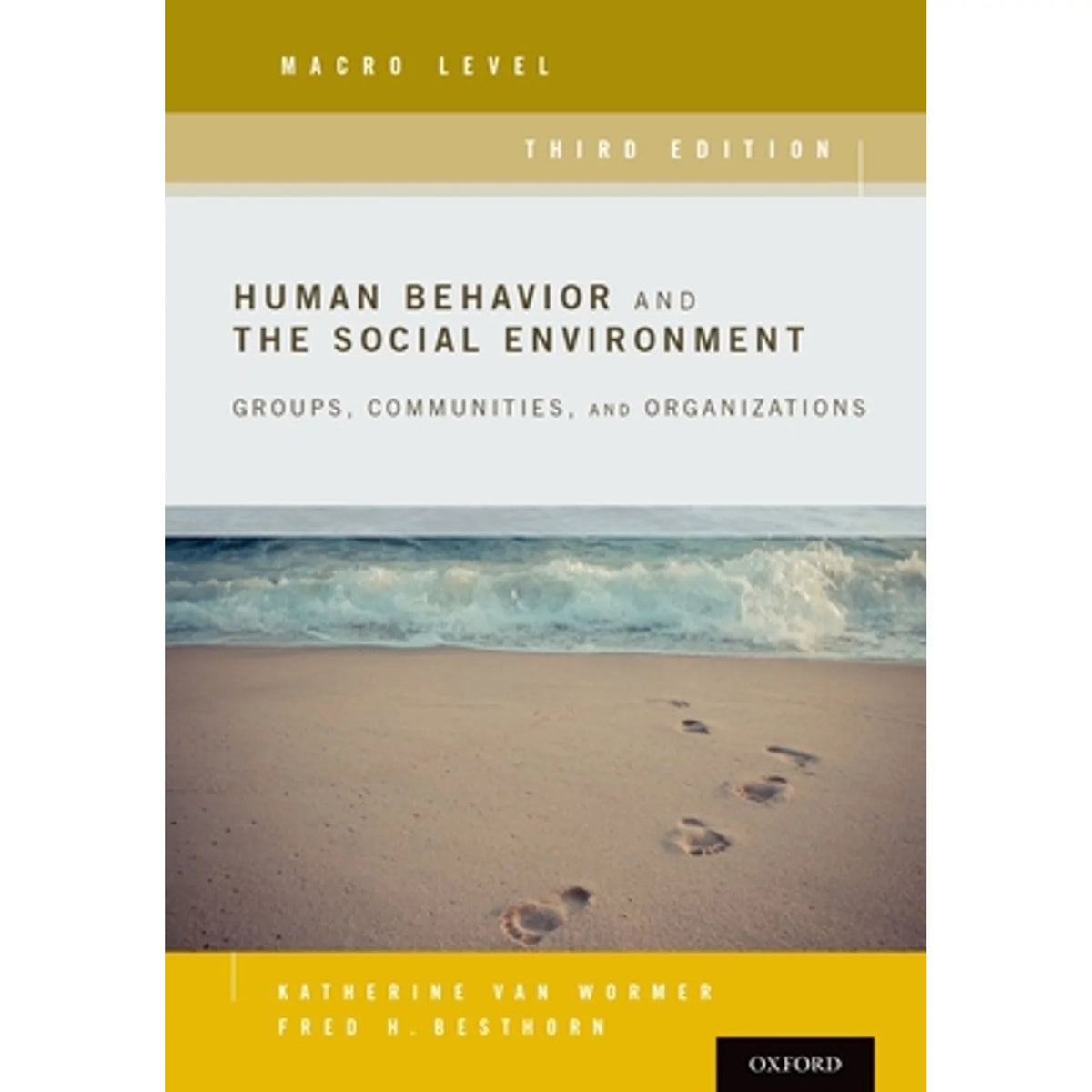 Fred Human Macro Social Wormer, Communities, Pre-Owned Environment, Groups, by the Van Professor (Paperback and Besthorn 9780190211066) Level: Behavior Katherine