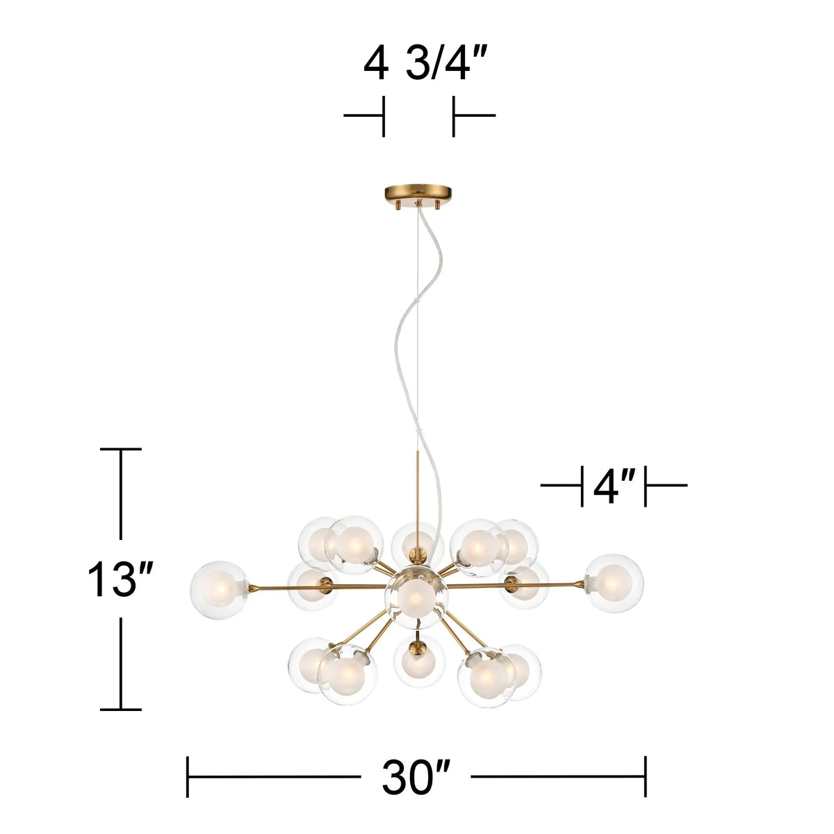for Room Fixture Euro Antique Dining Shade Spheres Chandelier Kitchen Wide Sputnik Mid Possini Brass 15-Light 30" Island Design Century Modern Glass