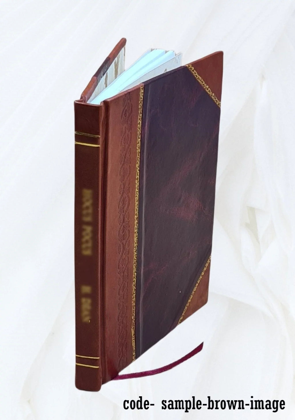 M. Jean-Paul Gambier de 1870 la brochure Jacolliot, Chopard par Îles [Leather et Les Bound]