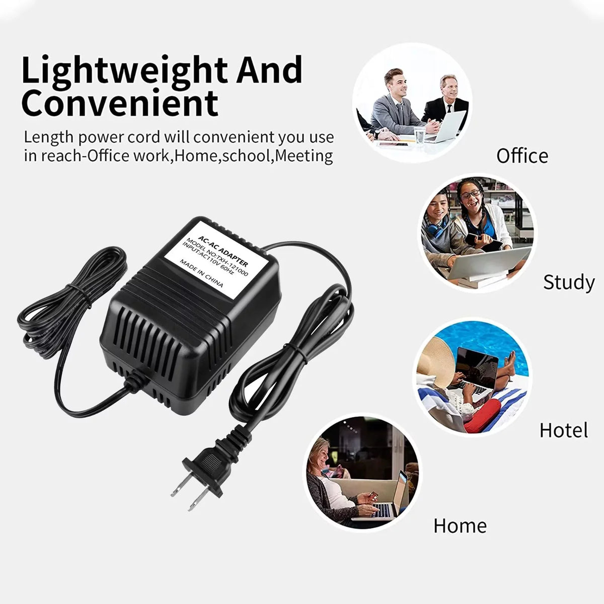Kardon HK-01T Power HK195-01T with Transformer to Class AC CJP-Geek Harman AC compatible Adapter 2