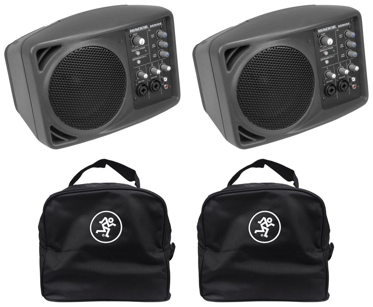 PA Speaker (2) Mackie Monitor Mackie Powered + Active Bags SRM150 (2) Travel