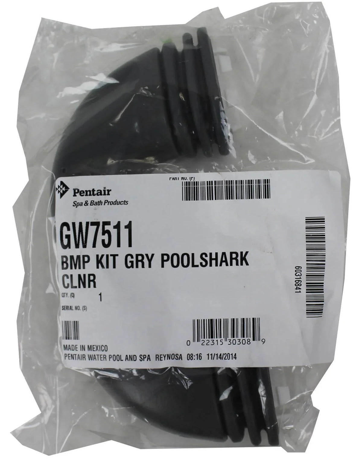 PoolShark Swimming Gray Cleaner Replacement, Kit Gray Bumper Pentair GW7511 Pool