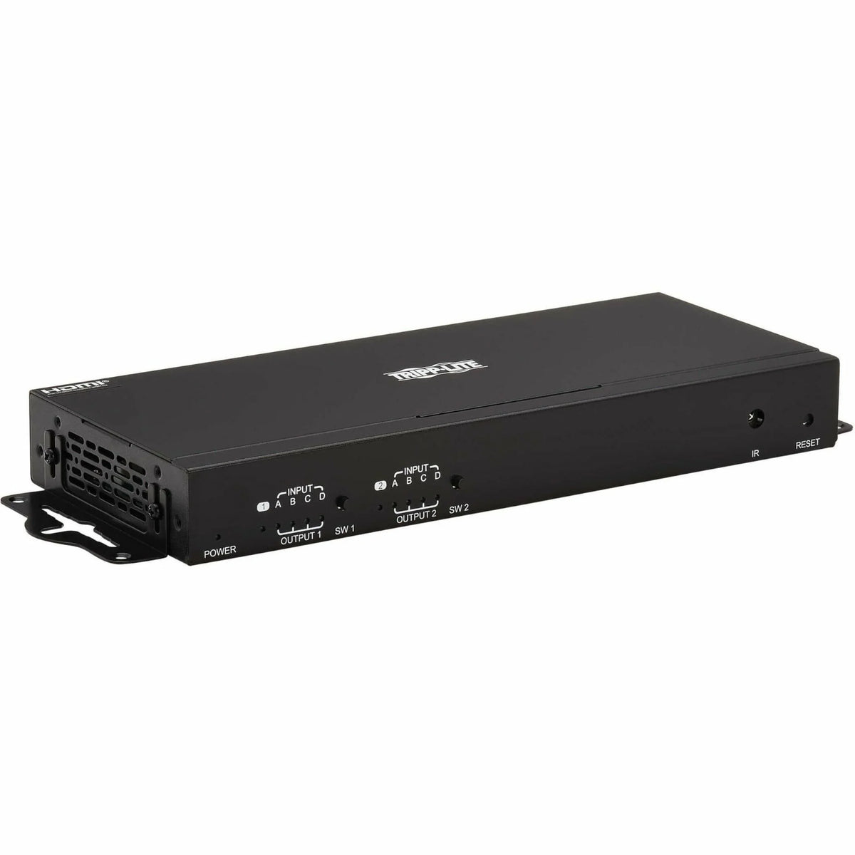 Switch/Splitter Matrix Remote 4K 4x2 Tripp - - 60 x ... - Display, 3840 1080p2 Computer, Lite - and TAA Support, HDR, with Hz, 2 4:4:4, 4K Signage, Control x Blu-ray Multi-Resolution 2160 HDMI Digital
