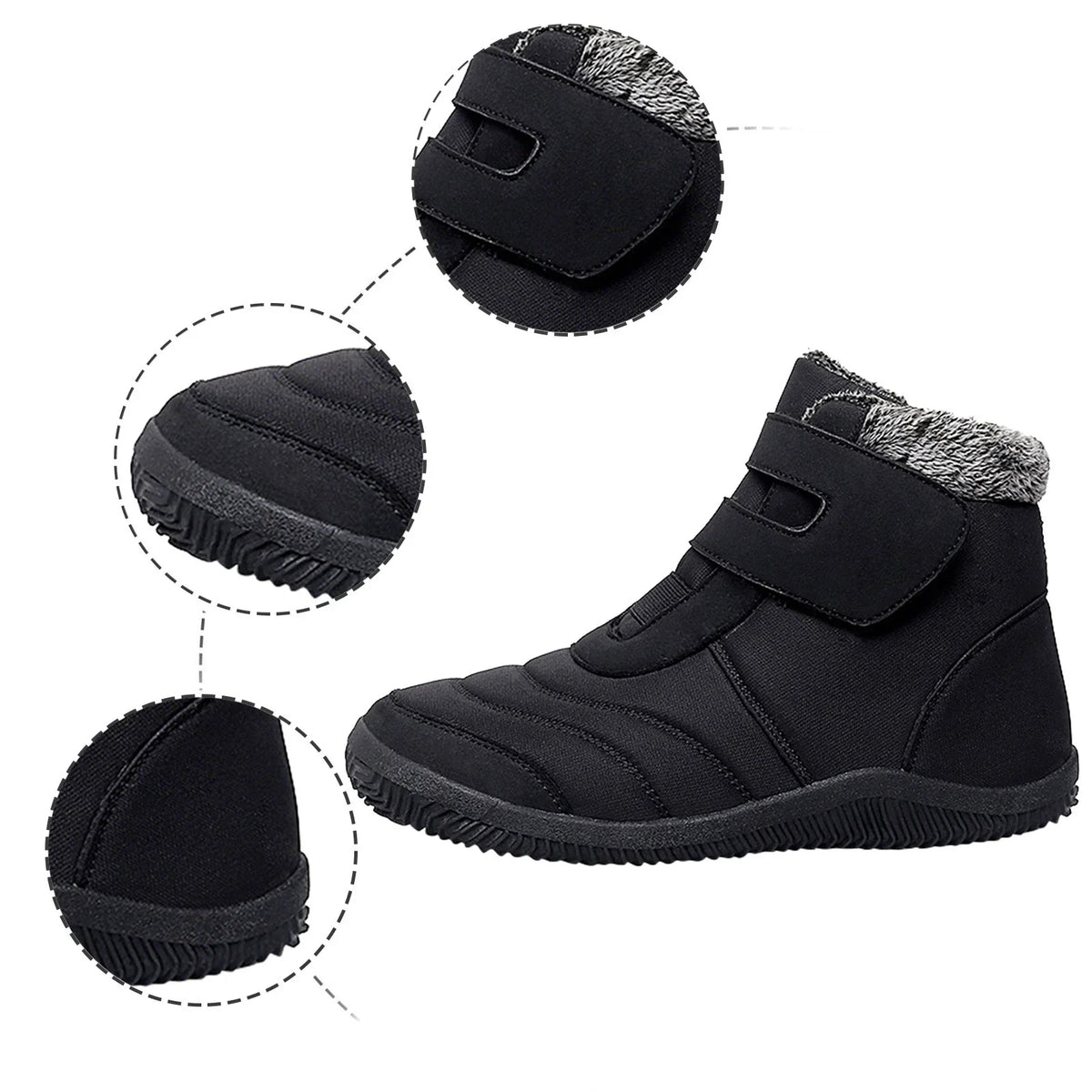 Fashion 12 Boots Size Outdoor Women Water Proof Cotton Boots Winter for Plus Casual Boots Women's Size 12 Wide Top Women's Thickened Women Warm Snow Boots Snow Snow Snow High Winter Cotton Boots Width