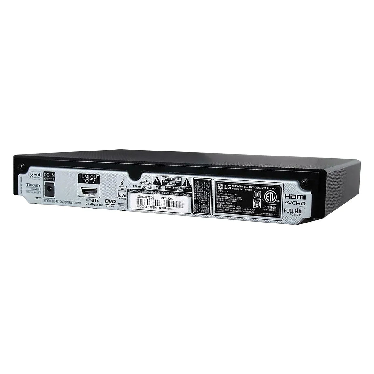 BP350 Blu-ray with LG Wi-Fi Streaming Services Player and Built-in