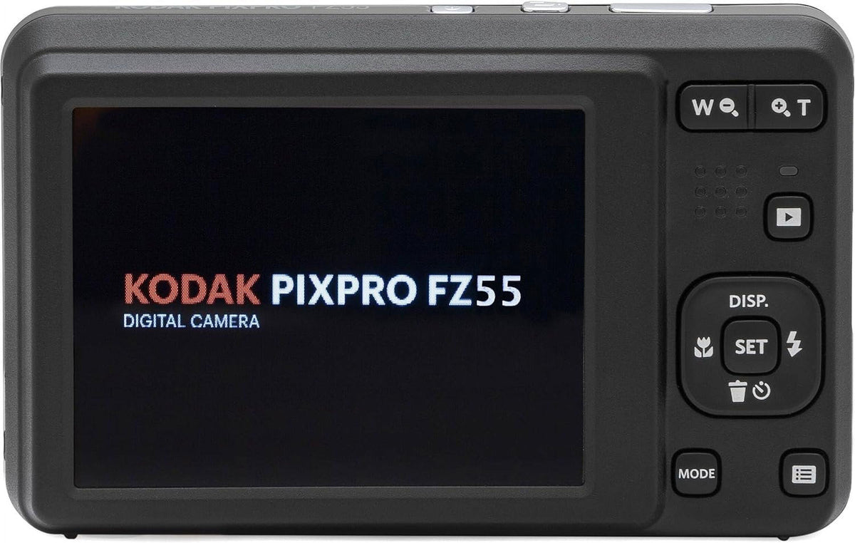 Kodak + Full Blue Wallet Zoom Tripod Camera + Case Memory Bundle PIXPRO HD FZ55 Video Digital Wide Cleaning 1080P + 16MP and + + LCD 64GB 2.7" Angle Camera Optical Reader Card 5X 28mm